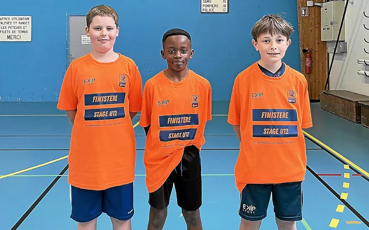 [PRESSE] Trois jeunes U12 du Brest Métropole Basket en stage de sélection départemental