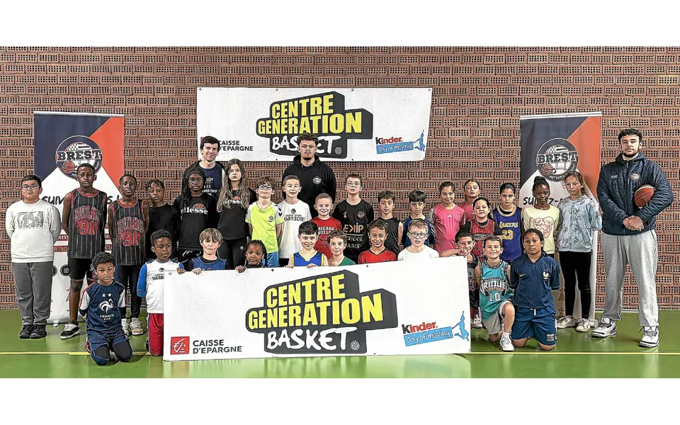 [PRESSE] À Brest, plus de 250 jeunes réunis au gymnase de Provence pour le « centre génération basket »